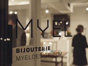 MYEL jewelry pop-up shop in Outremont.