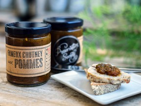 A jar of Famous Apple Chutney from Preservation Society.