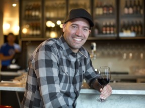 Stefano Faita at the bar of his restaurant Gema: “I’m always here, trying to make my business better every day.”