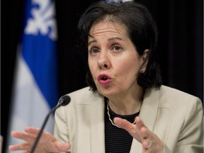 Ombudsman Raymonde Saint-Germain, seen here in 2013, says Quebec is bound by an international treaty on the rights of children that guarantees all children age 6 to 16 access to public education.