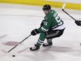 Dallas Stars defenceman Sergei Gonchar skates with the puck during game against the Nashville Predators. The Canadiens acquired Gonchar in exchange for forward Travis Moen on Nov. 11, 2014.