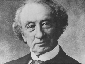 SIR JOHN A. MACDONALD in  1878 - First prime minister of Canada .