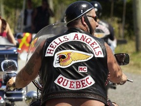 Quebec chapter of Hell's Angels arrive in Vancouver in 2003.