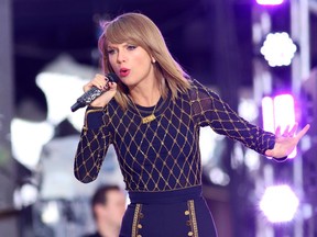 Taylor Swift performs on ABC's Good Morning America in New York.