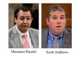 The federal Liberals have kicked two MPs out of their caucus over accusations of personal misconduct made by two members from another party. A source familiar with the matter have identified the two as Quebec MP Massimo Pacetti and Scott Andrews, the member for Avalon in Newfoundland and Labrador and the party's ethics critic. Liberal whip Judy Foote wrote to Commons Speaker Andrew Scheer Wednesday to say she has looked into the allegations and that the two former Liberals are denying the claims.