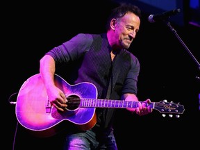 Bruce Springsteen performs in New York on November 5, 2014 and will appear on the Daily Show Nov. 10, 2014.