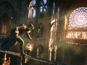 A scene from Assassin's Creed by Ubisoft: professionals from the company and from Eidos Montreal are taking part in a workshop sponsored by Youth Employment Services on Thursday.