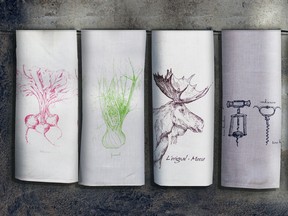 Tea towels from Petits Mots.