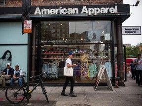 American Apparel Inc. filed for bankruptcy protection in November 2016 and agreed to sell Montreal's Gildan Activewear.