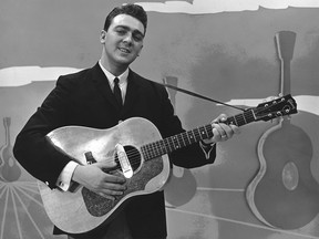 A publicity photo of Verdun-born Bob Davies, who headed a 1960s group called Big Bob & The Dollars.