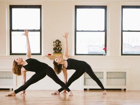 Barrie  Risman, left, and Mona Keddy, partners in the Shri Yoga studio in Westmount. The next Welcome to Yoga Beginners Series starts Jan. 11.