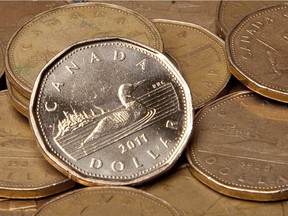 The Canadian loonie.