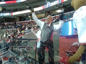 Claude Pouliot, a 70-year-old former Montrealer, has been living in Florida for 37 years and for the past eight seasons has worked as an usher at Florida Panthers games.