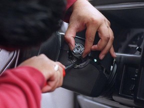 A reformed car thief attempts to steal a specially equipped car using typical tools of the trade.