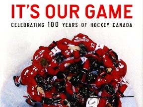 Cover of hockey book "It's Our Game" by Michael McKinley.