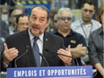 Intergovernmental Affairs Minister Denis Lebel announces a $300-million repayable contribution to aircraft engine manufacturer Pratt & Whitney, Monday, December 8, 2014 in Longueuil, Que.