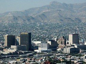 El Paso, Texas skyline.