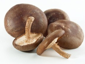 Shiitake mushrooms.