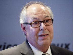 Dr. Louis Godin, president of the Federation des medecins omnipraticiens du Quebec (FMOQ), on Sunday, Nov. 4, 2012.