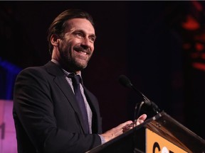 Jon Hamm says you won't be seeing him in a superhero movie anytime soon.