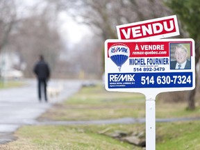 A house for sale in Pointe-Claire April 9, 2012.