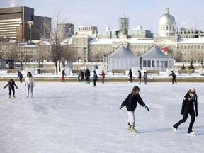 The Fire on Ice fireworks show starts Saturday. And it can be enjoyed while skating at the Old Port skating rink.