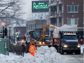 Montreal snow removal