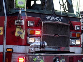 Montreal fire truck