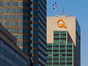 The Hydro Quebec building on Rene Levesque Blvd. in Montreal, in July 2012.