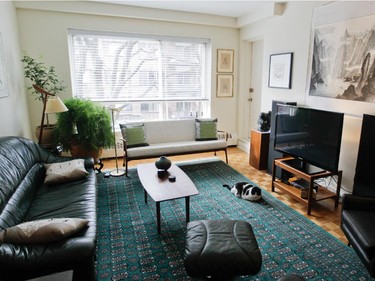 A view of the living room at the home of Peter Loorits.