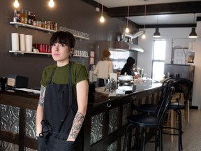 Zoe Cousineau is one of three owners of Fortune, a sit-down/take-out eatery on St. Laurent.