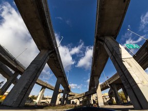 Construction of the Turcot Interchange began in October 1965 and was finished in time for Expo 67 along with other big projects like the Métro.