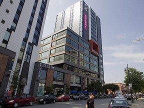 The Alt Hotel which houses Industria Brasserie Italienne, in Montreal, Friday, September 5, 2014.