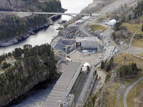 Rio Tinto's aluminum bridge spans the Saguenay River.