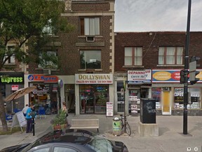 A fire started in the basement of Dollyswan spa on Queen Mary Rd. near Décarie Blvd. Dec. 17, 2014.