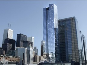 The new 46-story Delta at SouthCore Financial Centre is an anchor of the south-of-the-CN-tracks district of downtown Toronto.