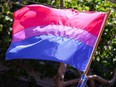 The Bisexual Pride flag.