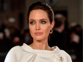 Director Angelina Jolie attends the U.K. Premiere of Unbroken at Odeon Leicester Square on Nov. 25, 2014 in London, England.