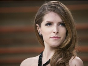 Anna Kendrick is promoting her new movie, Mike and Dave Need Wedding Dates.