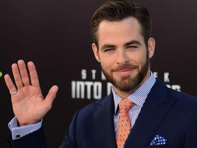 Chris Pine is promoting The Finest Hours this week.