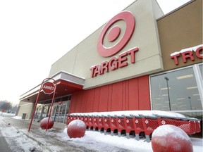 A Target store in Saint-Eustache, Que., is shown on Thursday, Jan. 15, 2015. Target says it will close its stores in Canada -- a market that it entered only two years ago. The U.S. based retail company has 133 Canadian locations and 17,600 employees across the country.