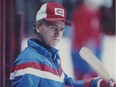 In this file photo, Jacques Lemaire watches practice as coach of the Canadiens on Feb. 29, 1984.