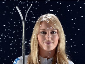 U.S. skier Lindsey Vonn poses for a portrait during the USOC Portrait Shoot on April 25, 2013, in West Hollywood, Calif.