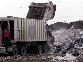 Beaconsfield is testing a system in which residents get a tax cut on garbage collection, but have to pay $5 a bag, generating revenues and convincing residents to throw out less, and recycle and compost more. Above: The Lachenaie dump is where 30 to 40 per cent of the garbage in Montreal region is landfilled.