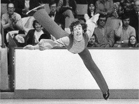 Legendary Canadian figure skater Toller Cranston has died at age 65. Cranston is shown during the Canadian Figure Skating Championships in Moncton in this Feb. 2, 1974, file photo.