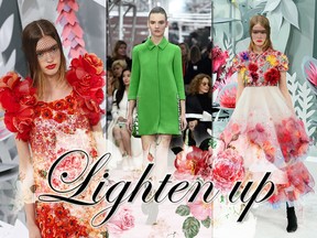 Eva Friede, Montreal Gazette's fashion editor, says lighten up — it's almost spring.