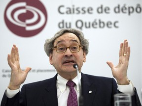 Michael Sabia, chief executive of the Caisse de Depot.