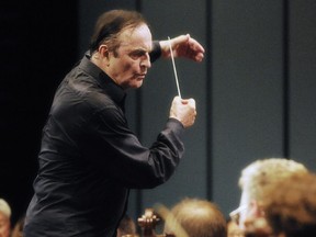 Charles Dutoit with the Philadelphia Orchestra at the Lanaudière Festival, Aug. 4, 2011.
