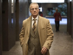 Alleged Mafia leader Antonio "Tony"  Mucci at the Montreal courthouse Feb. 7, 2014.