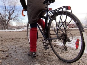 winter cycling Montreal
